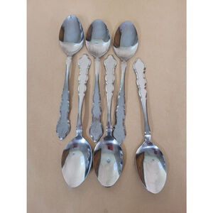 Unbranded set of 6 Stainless Steel Soup Spoons